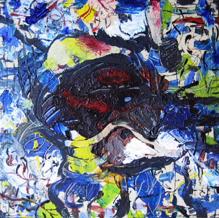 Obra de Luciano Couselo: Acrílico lienzo 7186